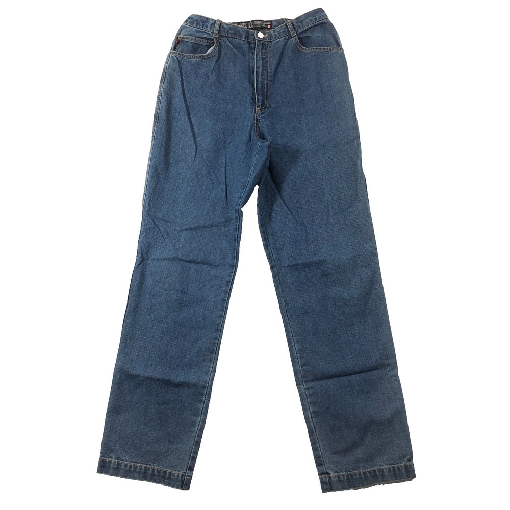 Chico's Authentic Denim Jeans Women's Size 0 Small 4 Denim Blue Straight (26x29)